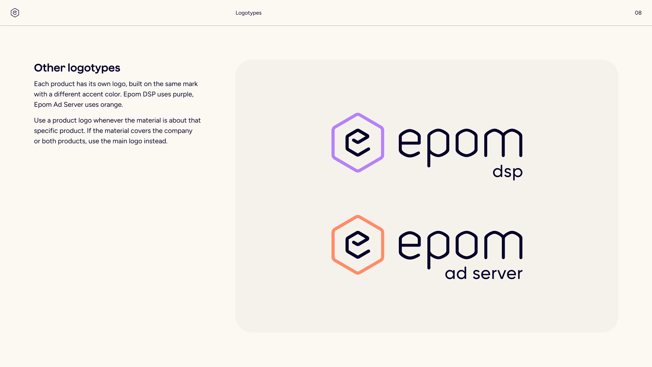 Logotypes: the Ad Server and DSP product marks