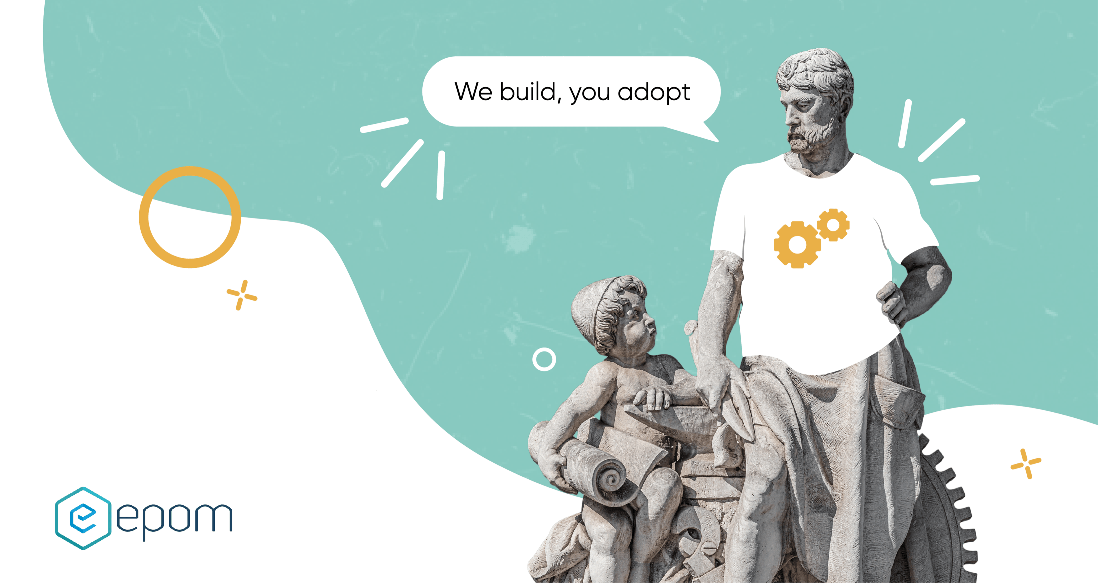 We build, you adopt social card